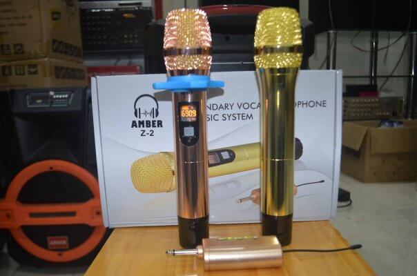 Micro không dây UHF AMBER Z2 kèm đầu thu