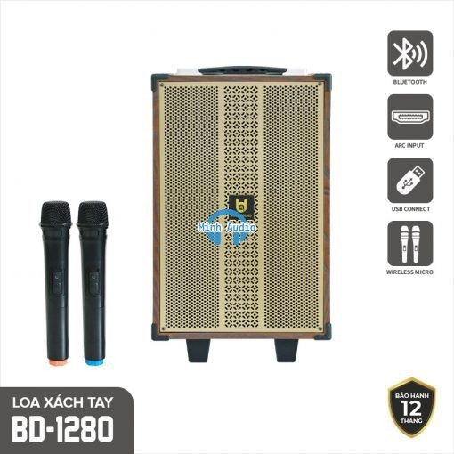 Loa k&eacute;o Best Sound BD-1280 bass 30 th&ugrave;ng gỗ, gi&aacute; 2 triệu tại Minh &Acirc;m Thanh