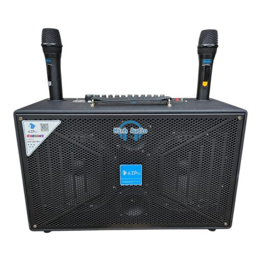 Loa AZPro AZ-HN55 Plus 2 bass 20cm k&egrave;m 2 micro kh&ocirc;ng d&acirc;y