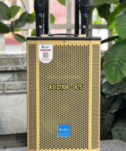 Loa k&eacute;o AZpro AZ-D1108 bass 25cm mặt v&agrave;ng